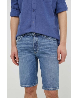 Marc O'Polo szorty jeansowe męskie kolor niebieski 463921213002