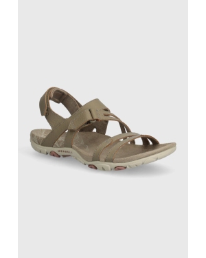 Merrell sandały skórzane SANDSPUR ROSE CONVERT damskie kolor beżowy J003424