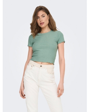 ONLY T-Shirt Emma 15201206 Zielony Regular Fit