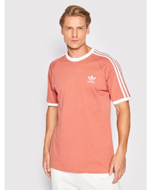 adidas T-Shirt adicolor Classic 3-Stripes HK7276 Pomarańczowy Slim Fit