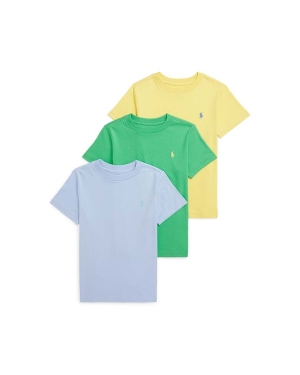 Polo Ralph Lauren t-shirt dziecięcy 3-pack z aplikacją