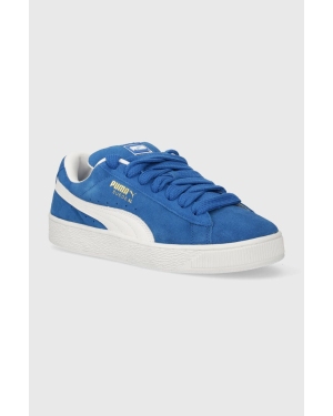 Puma sneakersy skórzane Suede XL kolor niebieski 395205