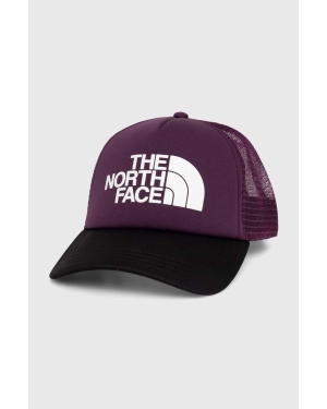 The North Face czapka z daszkiem kolor fioletowy z nadrukiem NF0A3FM3V6V1