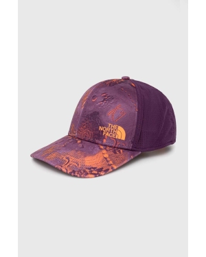 The North Face czapka z daszkiem Trail Trucker 2.0 kolor fioletowy wzorzysta NF0A5FY2SI41