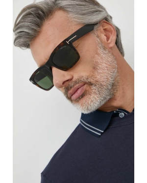 Tom Ford okulary przeciwsłoneczne męskie kolor brązowy FT1062_5652N