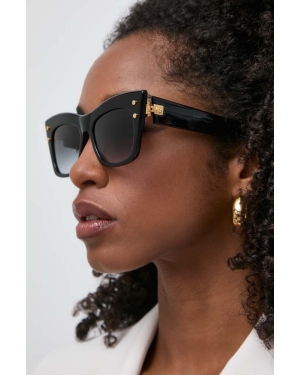 Balmain okulary przeciwsłoneczne damskie kolor czarny BPS-101A