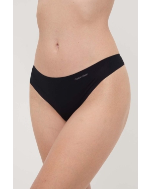 Calvin Klein Underwear stringi kolor czarny 0000D3428E