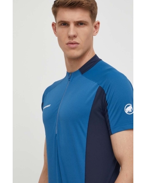 Mammut t-shirt sportowy Aenergy FL kolor niebieski wzorzysty
