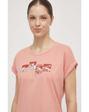 Mammut t-shirt sportowy Mountain kolor różowy