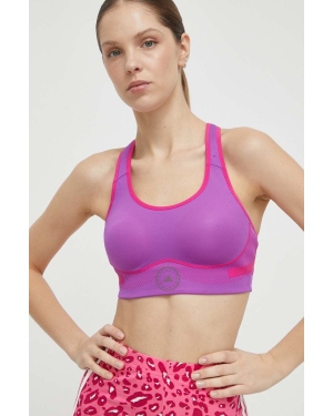 adidas by Stella McCartney biustonosz sportowy TruePace kolor różowy IT9382
