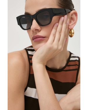 Alexander McQueen okulary przeciwsłoneczne damskie kolor czarny AM0420S