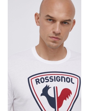 Rossignol t-shirt bawełniany kolor biały z nadrukiem RLKMY04