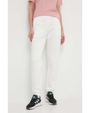 Peak Performance spodnie dresowe kolor biały gładkie