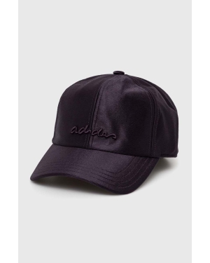 adidas Originals czapka z daszkiem kolor fioletowy z aplikacją IS0338