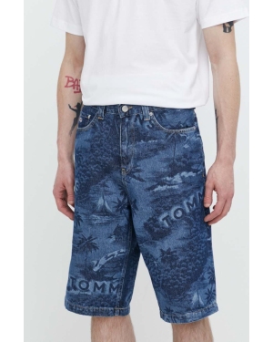 Tommy Jeans szorty jeansowe męskie kolor granatowy DM0DM18787
