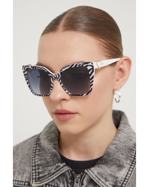 Love Moschino okulary przeciwsłoneczne damskie kolor biały MOL067/S