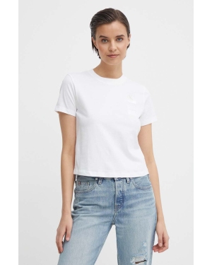 Calvin Klein Jeans t-shirt bawełniany damski kolor biały J20J223700