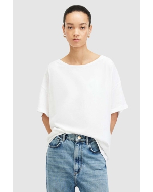 AllSaints t-shirt bawełniany LYDIA TEE damski kolor biały W131JA