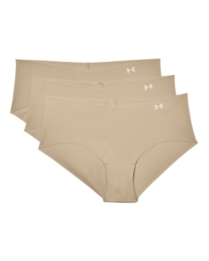 Under Armour Komplet 3 par fig klasycznych PS Hipster 3Pack 1325616 Beżowy