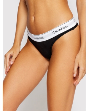 Calvin Klein Underwear Stringi 0000F3786E Czarny