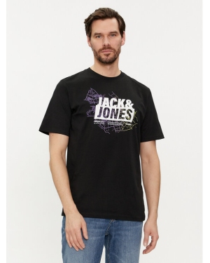Jack&Jones Komplet 2 t-shirtów Map Logo 12260796 Czarny Regular Fit