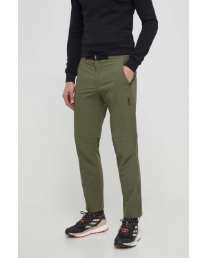Colmar spodnie outdoorowe kolor zielony
