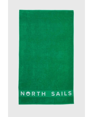 North Sails ręcznik bawełniany 98 x 172 cm kolor zielony 623267