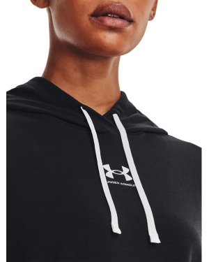 Under Armour Bluza Rival Terry Hoodie 1369855 Czarny Regular Fit