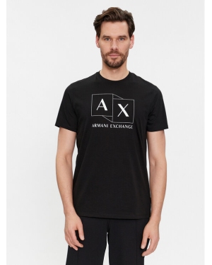 Armani Exchange T-Shirt 3DZTAD ZJ9AZ 1200 Czarny Regular Fit