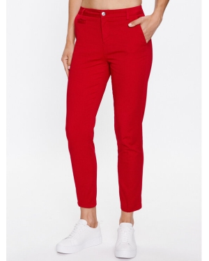United Colors Of Benetton Spodnie materiałowe 4GD7558S3 Czerwony Slim Fit