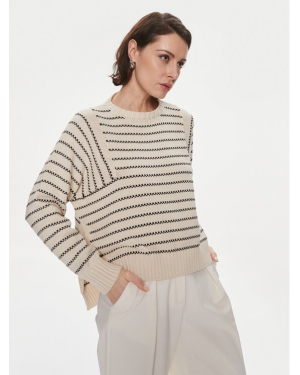 Weekend Max Mara Sweter Natura 2415361181 Beżowy Relaxed Fit