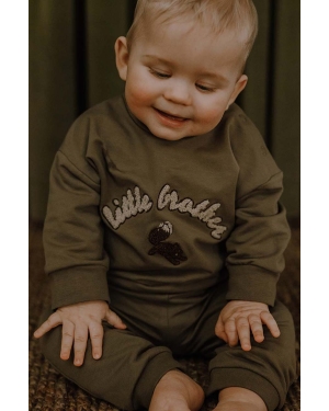 That's mine bluza niemowlęca 005073 Finley Little Brother Sweatshirt kolor brązowy