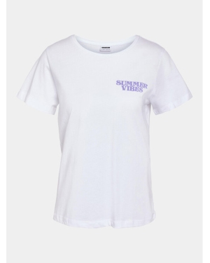 Noisy May T-Shirt Sun 27030257 Biały Oversize