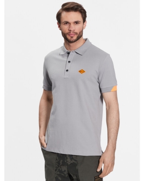 Replay Polo M3540A.000.20623 Szary Regular Fit