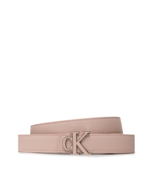 Calvin Klein Jeans Pasek Damski Mono Hardware Outline Belt 30mm K60K609318 Różowy