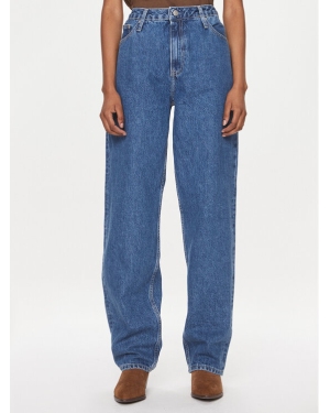 Calvin Klein Jeans Jeansy 90's J20J221680 Granatowy Straight Fit