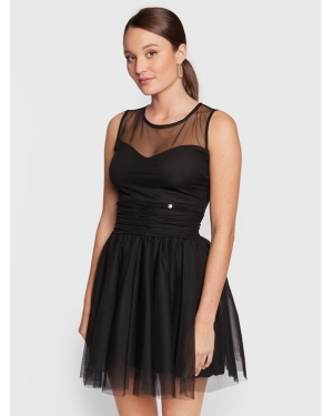 Rinascimento Sukienka koktajlowa CFC0110240003 Czarny Regular Fit
