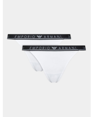 Emporio Armani Underwear Komplet 2 par stringów 164522 3F227 00010 Biały