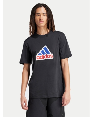adidas T-Shirt Future Icons Badge of Sport IS9596 Czarny Loose Fit