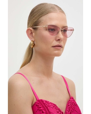 Furla okulary przeciwsłoneczne damskie kolor różowy SFU715_59300Y