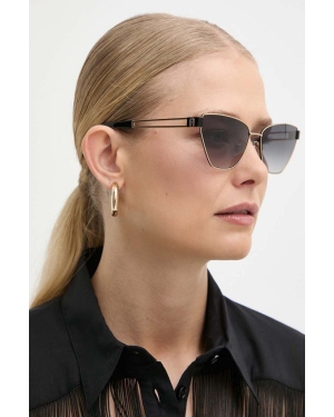 Furla okulary przeciwsłoneczne damskie kolor czarny SFU717_600301