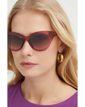 Tous okulary przeciwsłoneczne damskie kolor fioletowy STOB86_540AFD