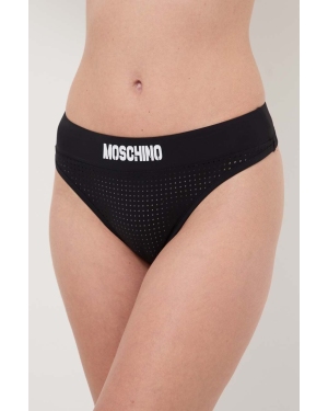 Moschino Underwear stringi kolor czarny 241V6A13084407