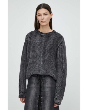 Résumé sweter bawełniany AtlasRS Knit Pullover Unisex kolor czarny 20371116