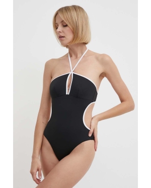 Max Mara Beachwear jednoczęściowy strój kąpielowy kolor czarny miękka miseczka 2416831279600