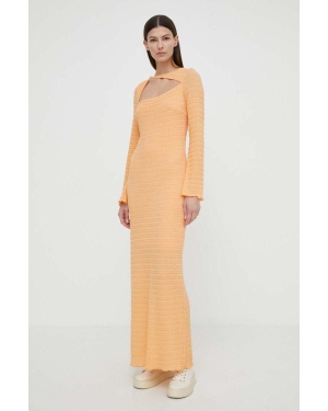 Résumé sukienka AriaRS Dress kolor pomarańczowy maxi dopasowana 20481120