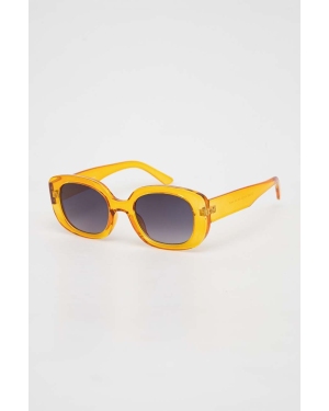 Answear Lab okulary przeciwsłoneczne damskie kolor pomarańczowy