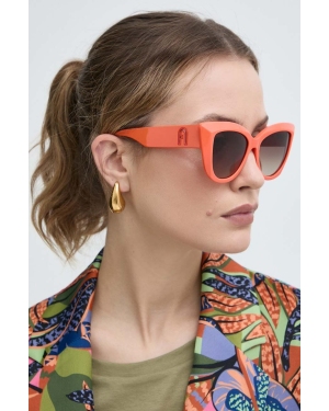 Furla okulary przeciwsłoneczne damskie kolor pomarańczowy SFU711_530AFM