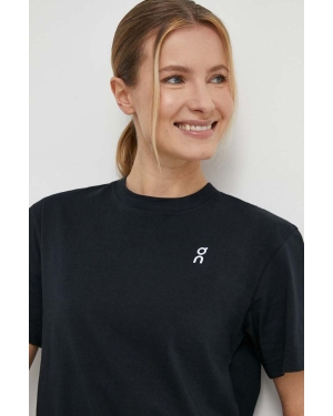 On-running t-shirt Graphic-T damski kolor czarny