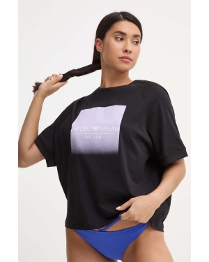 Emporio Armani Underwear t-shirt bawełniany lounge kolor czarny 164829 4R255